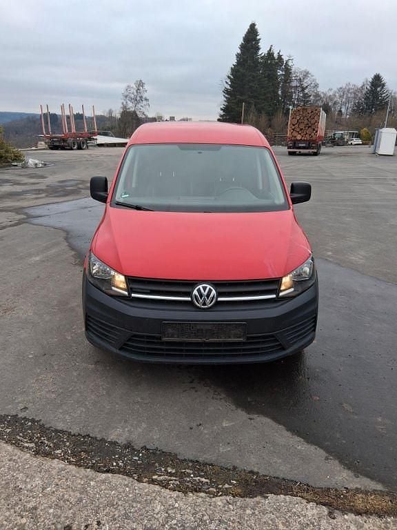 Gebraucht VW Caddy 122 PS (89 kW) 2019 Rot Van / Kleinbus