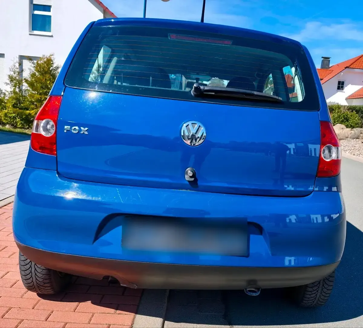 Gebraucht VW Fox 54 PS (39 kW) 2009 Blau Kleinwagen
