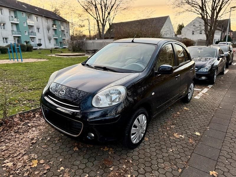 Schwarz Gebraucht 2012 Nissan Micra Visia Kleinwagen | 4.250 € (Etwas zu teuer) - Bild 1/4