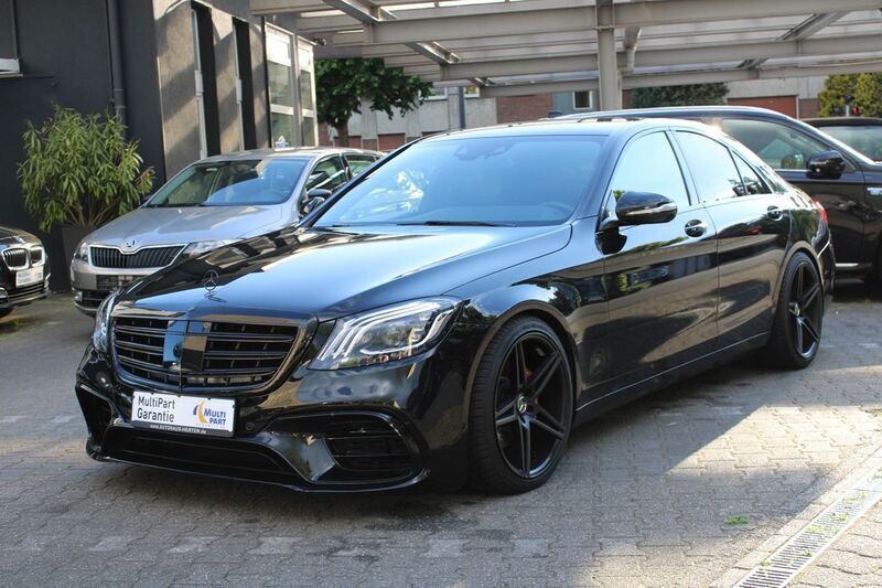 Obsidianschwarz metalliclack Gebraucht 2014 Mercedes S350 AMG Limousine | 33.900 € - Bild 1/4