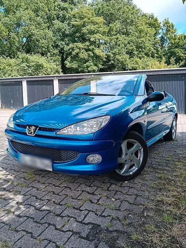 Blau Gebraucht 2003 Peugeot 206 CC Cabrio | 1.400 € (Fairer Preis) - Bild 1/4