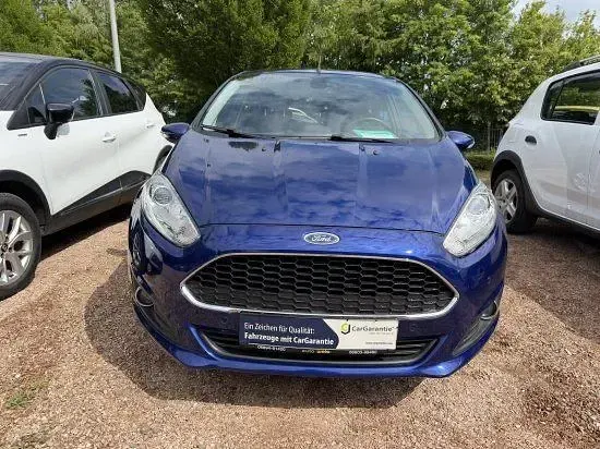 Gebraucht Ford Fiesta Titanium 101 PS (74 kW) 2015 Deep impact blue (metallic) Kleinwagen