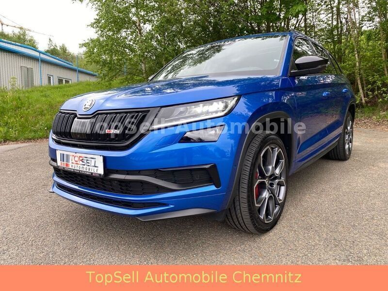 Raceblau Gebraucht 2019 Skoda Kodiaq RS SUV | 36.890 € (Etwas zu teuer) - Bild 1/4