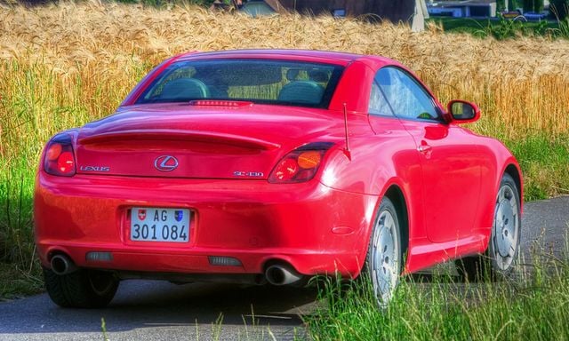 Gebraucht Lexus SC430 389 PS (286 kW) 2003 Rot Cabrio