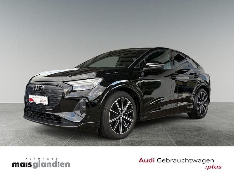 Mythosschwarz Gebraucht 2022 Audi Q4 Sportback e-tron S-Line SUV | 32.880 € (Guter Preis) - Bild 1/4