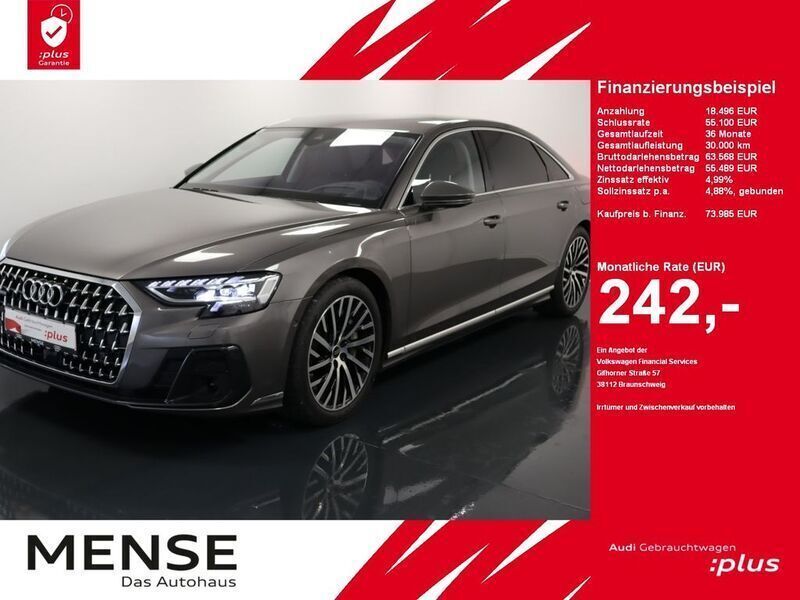 Terragrau Gebraucht 2023 Audi A8L Ambiente Limousine | 73.985 € (Superpreis) - Bild 1/4