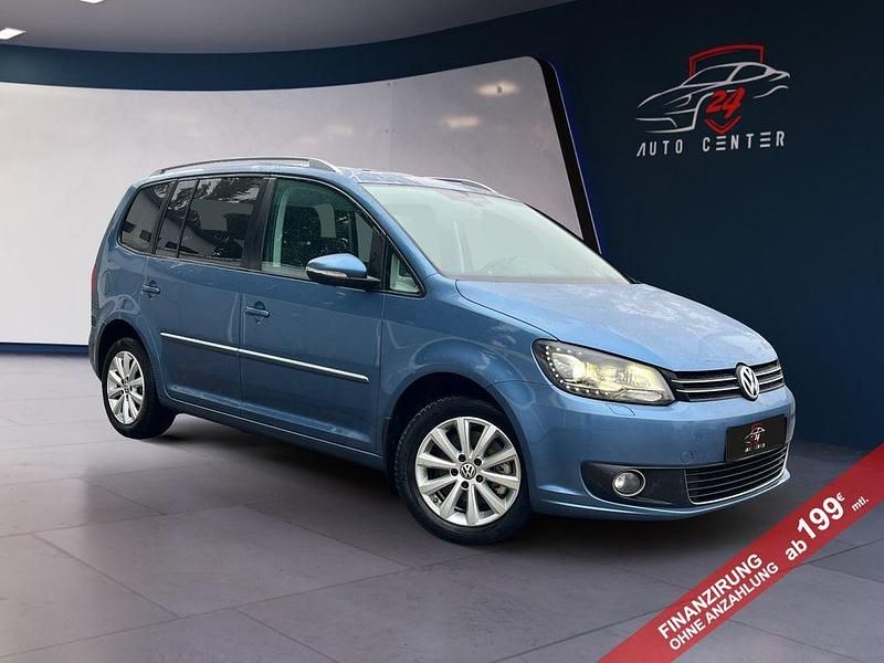 Blau Gebraucht 2011 VW Touran Highline Van / Kleinbus | 11.999 € (Teuer) - Bild 1/4