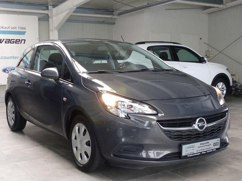 Grau Gebraucht 2016 Opel Corsa Edition Kleinwagen | 7.290 € (Fairer Preis) - Bild 1/4