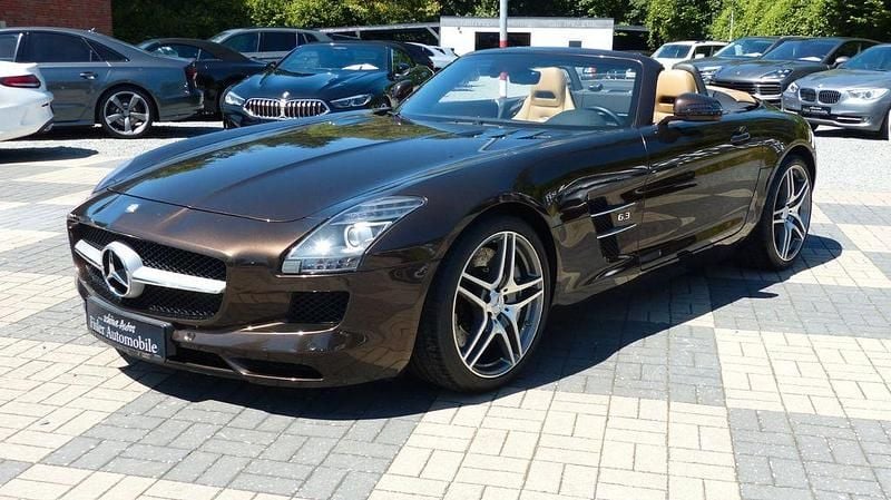 Rocky mountains brown dark Gebraucht 2012 Mercedes SLS AMG AMG Cabrio | 159.990 € (Guter Preis) - Bild 1/4
