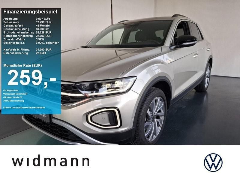 Ivory silver metallic Gebraucht 2023 VW T-Roc Life SUV | 30.950 € (Fairer Preis) - Bild 1/4