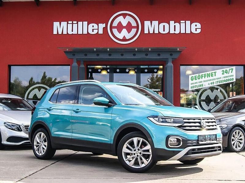 Makena türkis Gebraucht 2020 VW T-Cross Highline SUV | 14.900 € - Bild 1/4