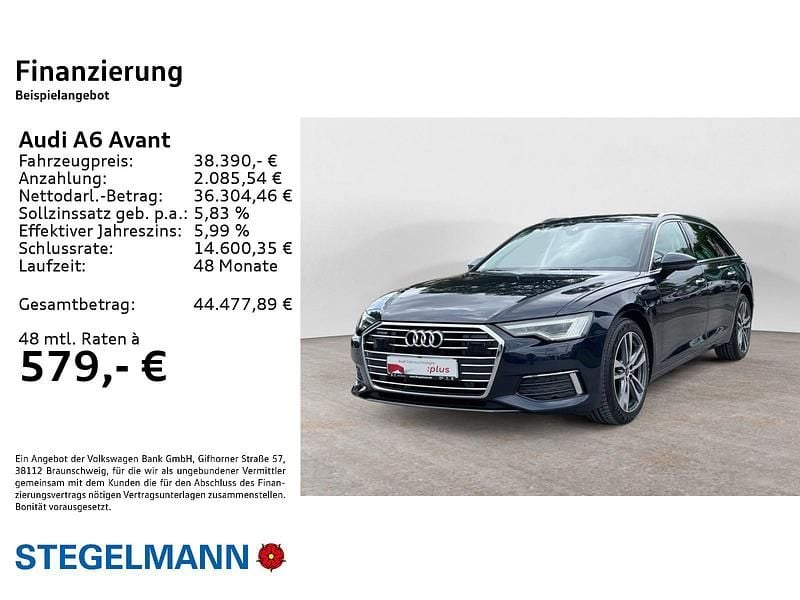 Gebraucht Audi A6 Design 204 PS (150 kW) 2023 Firmamentblau metallic Kombi
