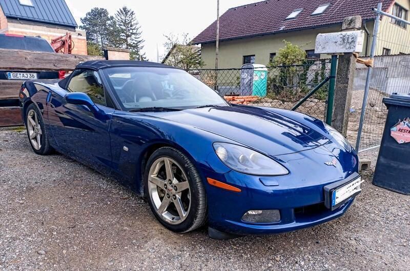 Blau Gebraucht 2005 Corvette C6 Cabrio | 27.500 € - Bild 1/4