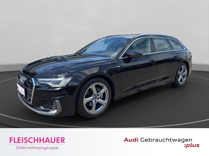 Mythosschwarz metallic Gebraucht 2024 Audi A6 S-Line Kombi | 47.990 € (Etwas zu teuer) - Bild 1/4