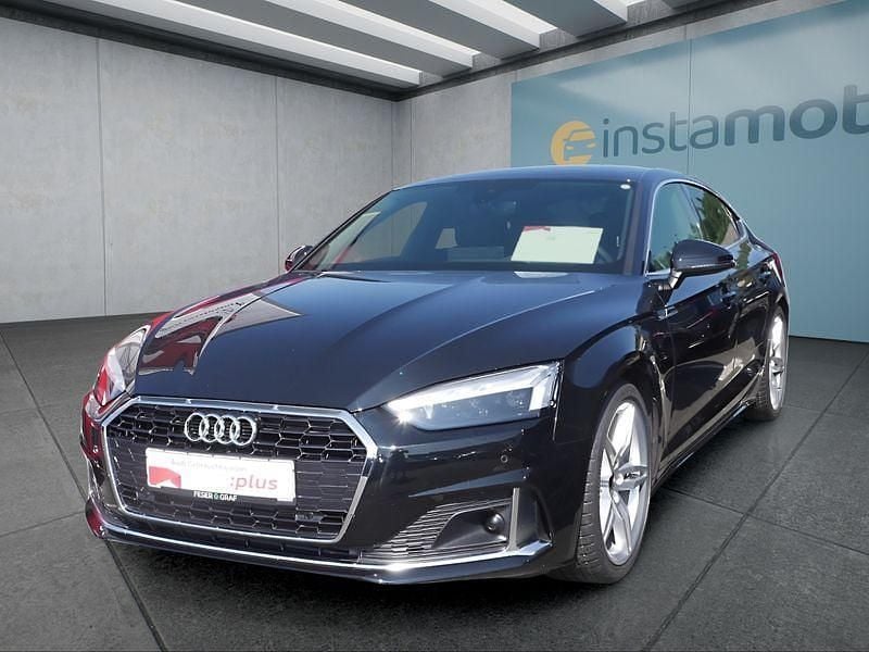 Schwarz Gebraucht 2024 Audi A5 Sportback Limousine | 39.399 € (Fairer Preis) - Bild 1/4