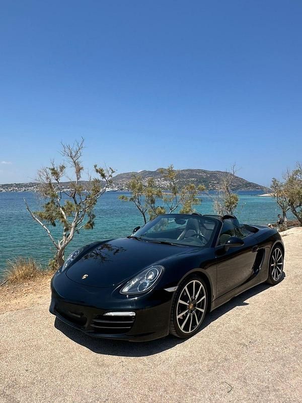 Schwarz Gebraucht 2016 Porsche Boxster Black Edition Cabrio | 41.900 € (Guter Preis) - Bild 1/4