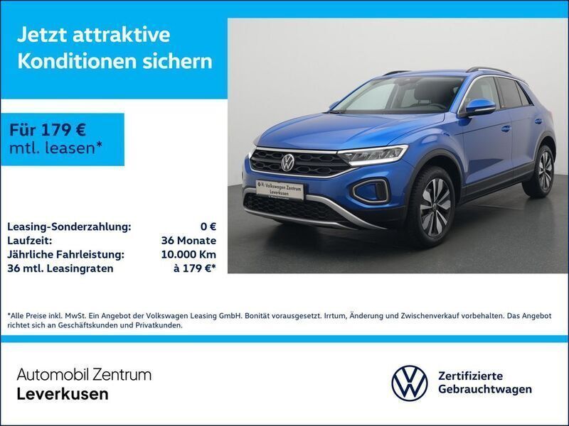 Ravennablau Gebraucht 2024 VW T-Roc Move SUV | 23.480 € (Fairer Preis) - Bild 1/3
