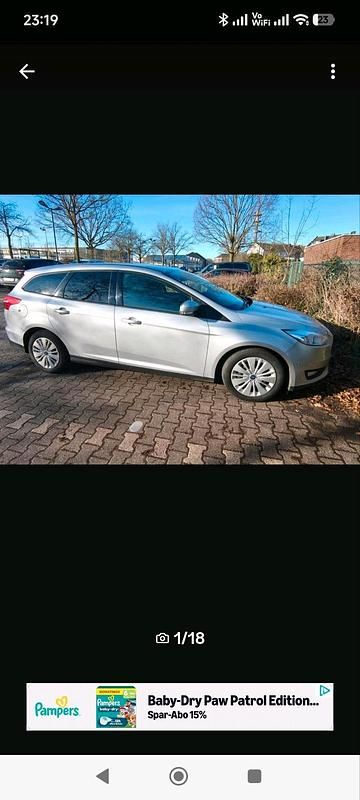 Gebraucht Ford Focus Business Edition 120 PS (88 kW) 2016 Silber Kombi