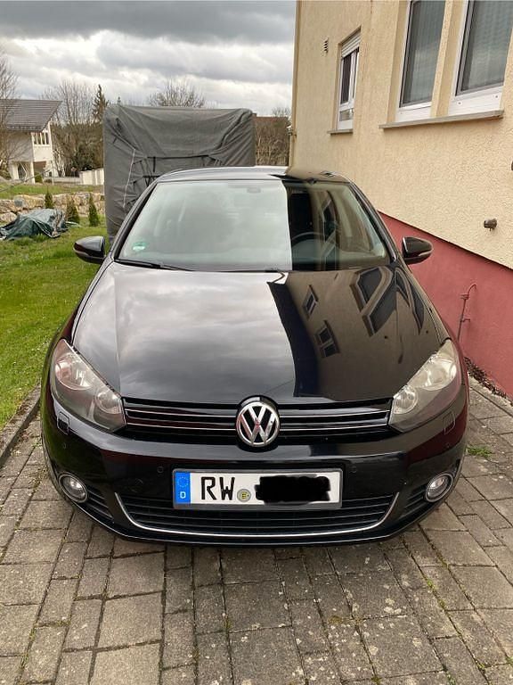 Gebraucht VW Golf VI Highline 122 PS (89 kW) 2010 Schwarz Kleinwagen