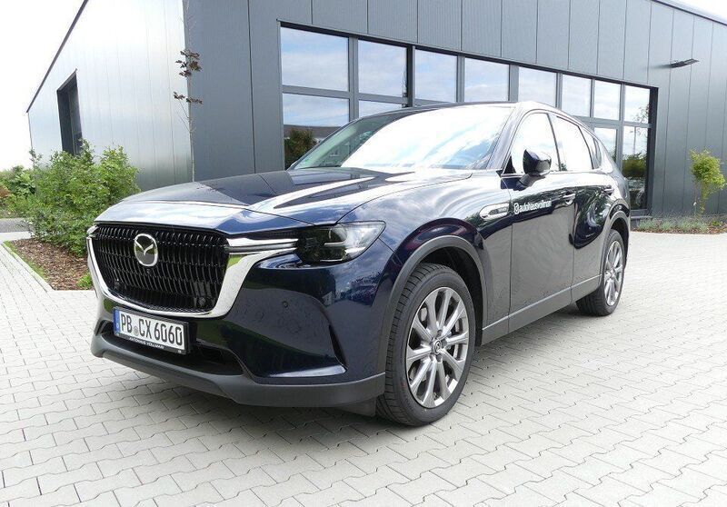 Blau Gebraucht 2023 Mazda CX-60 Exclusive-Line SUV | 43.900 € (Fairer Preis) - Bild 1/4