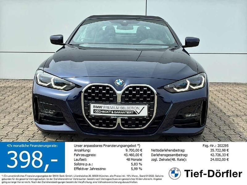 Bmw individual tansanitblau me Gebraucht 2022 BMW 420 M Sport Cabrio | 40.999 € (Guter Preis) - Bild 1/4