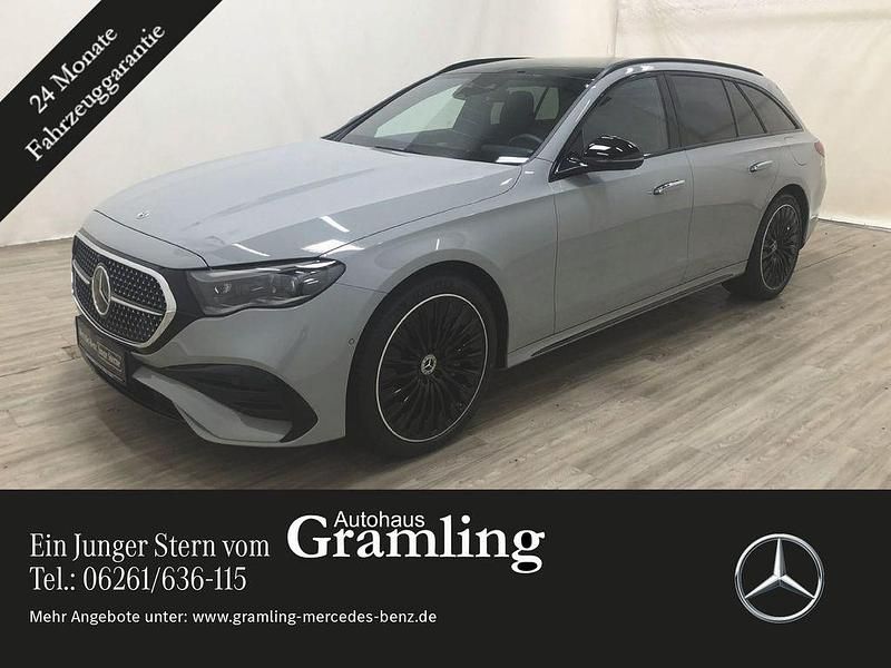 Manufaktur alpingrau uni Gebraucht 2024 Mercedes E300 AMG Kombi | 73.849 € - Bild 1/4