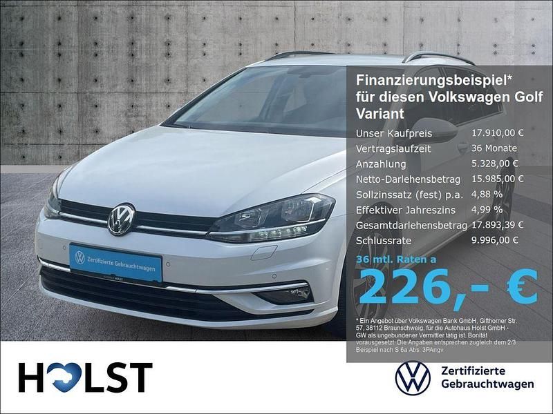 Oryxweiß perlmutteffekt Gebraucht 2020 VW Golf VII United Kombi | 17.910 € (Etwas zu teuer) - Bild 1/4