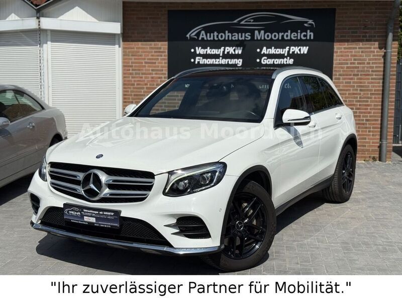 Weiß Gebraucht 2015 Mercedes GLC250 AMG line SUV | 24.499 € (Fairer Preis) - Bild 1/4