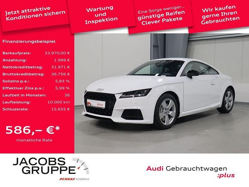 Weiß Gebraucht 2021 Audi TT Sport Coupé | 33.970 € (Fairer Preis) - Bild 1/4