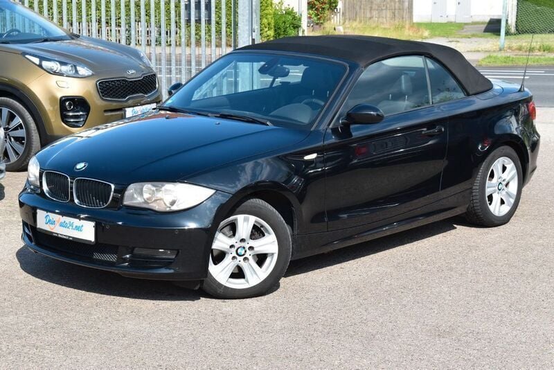 Schwarz Gebraucht 2009 BMW 120 Cabriolet Advantage Cabrio | 4.690 € (Superpreis) - Bild 1/4