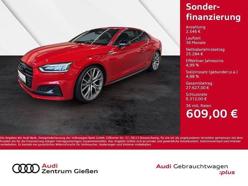 Gebraucht Audi A5 S-Line 190 PS (139 kW) 2019 Rot Coupé
