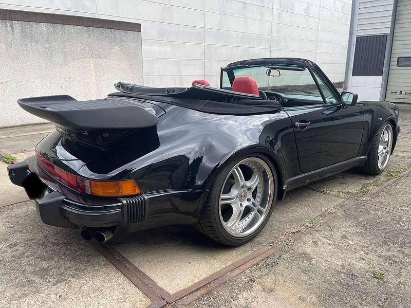 Gebraucht Porsche 911 Turbo 374 PS (275 kW) 1988 Schwarz Cabrio