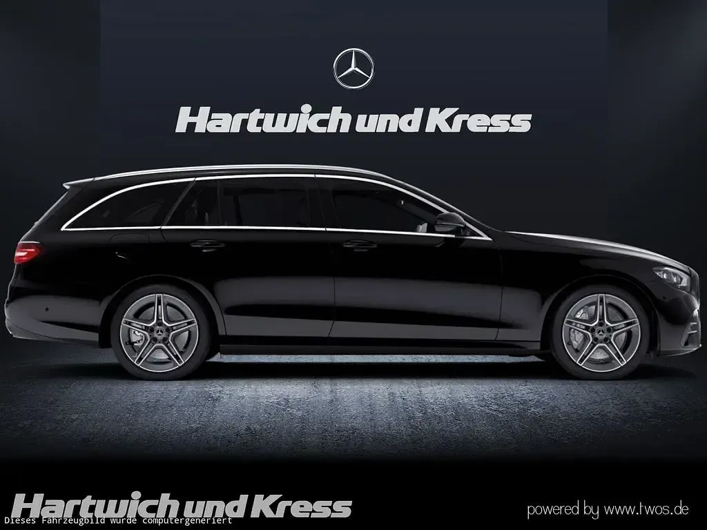 Second-hand Mercedes E300 AMG line 306 CP (225 kW) 2023 Negru Break