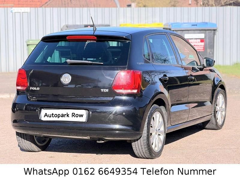Gebraucht VW Polo Team 75 PS (55 kW) 2011 Schwarz Kleinwagen