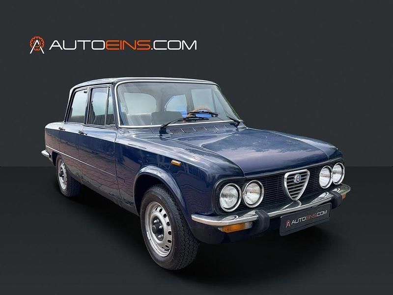 Blau Gebraucht 1978 Alfa Romeo Giulia Super Limousine | 10.000 € - Bild 1/4