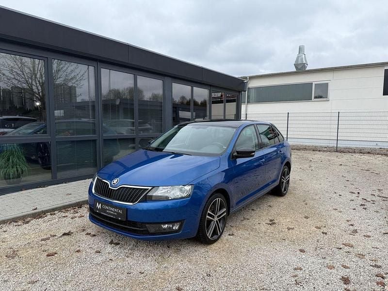 Gebraucht Skoda Rapid Ambition 110 PS (80 kW) 2017 Blau Kleinwagen