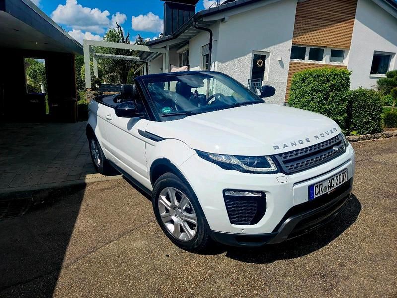 Weiß Gebraucht 2017 Land Rover Range Rover evoque Cabrio | 25.000 € (Teuer) - Bild 1/4