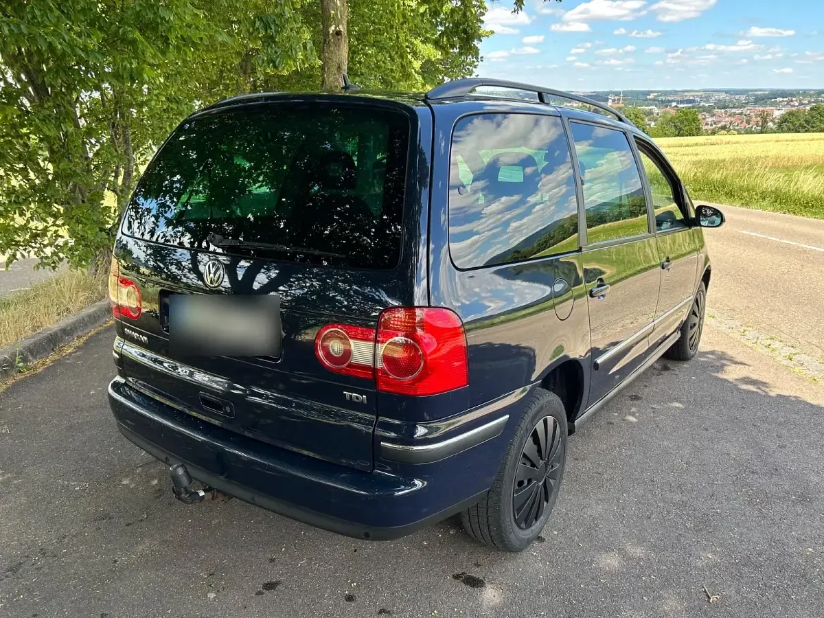 Gebraucht VW Sharan 90 PS (66 kW) 2005 Blau Van / Kleinbus