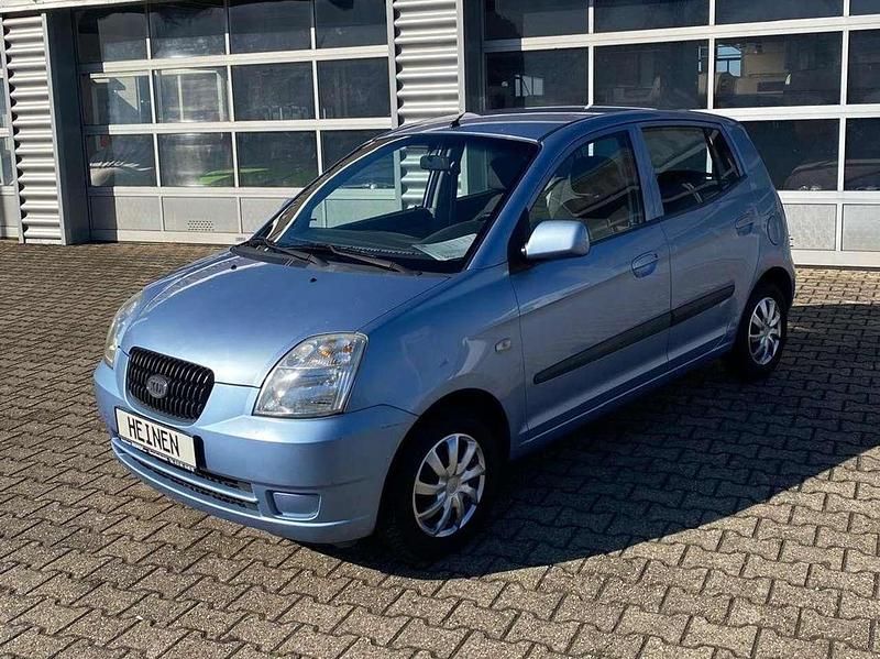 Gebraucht Kia Picanto LX 65 PS (47 kW) 2004 Diamantblau met. Kleinwagen