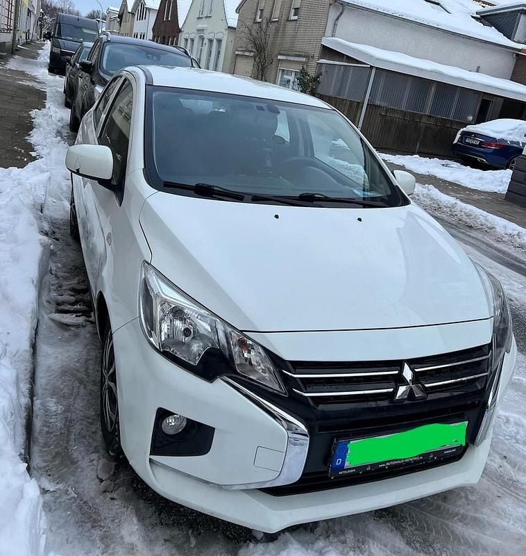 Gebraucht Mitsubishi Space Star 71 PS (52 kW) 2020 Weiß Kleinwagen