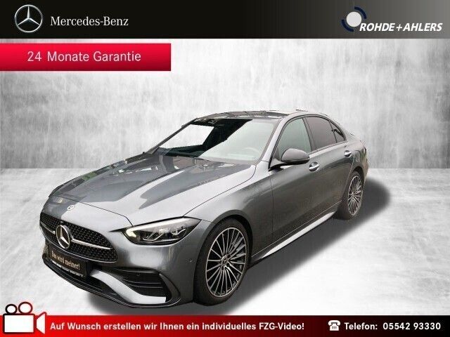 Selenitgrau Gebraucht 2022 Mercedes C300 AMG line Limousine | 48.699 € (Teuer) - Bild 1/4