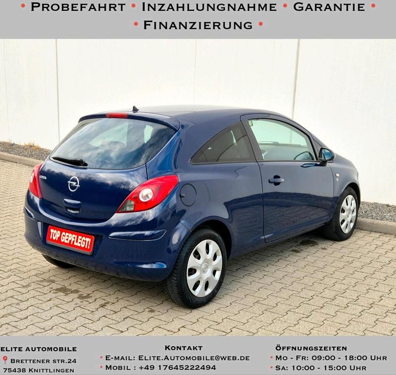 Gebraucht Opel Corsa Edition 86 PS (63 kW) 2010 Royal blau (s2) Kleinwagen