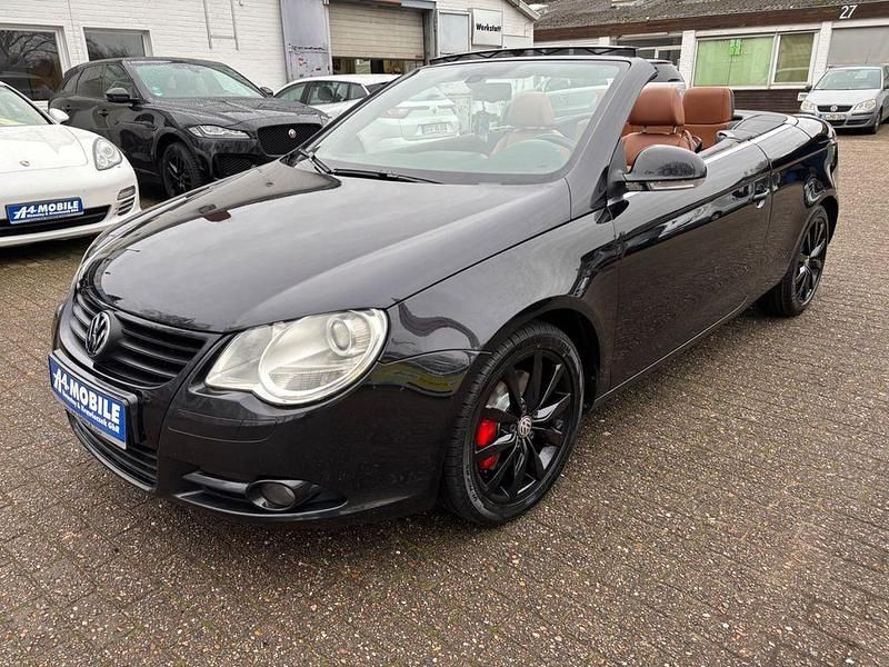 Schwarz Gebraucht 2009 VW Eos Edition Cabrio | 5.999 € (Teuer) - Bild 1/4