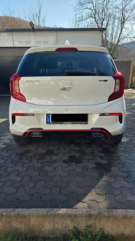 Gebraucht Kia Picanto GT-Line 101 PS (74 kW) 2023 Weiß Kleinwagen