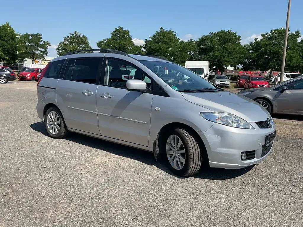 Gebraucht Mazda 5 Exclusive 145 PS (106 kW) 2008 Silber Van / Kleinbus
