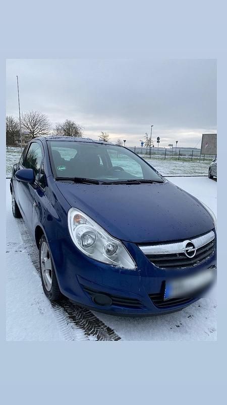 Blau Gebraucht 2010 Opel Corsa Kleinwagen | 2.399 € - Bild 1/4