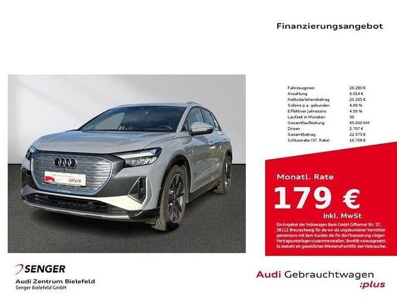 Kieselgrau Gebraucht 2022 Audi Q4 e-tron S-Line SUV | 26.280 € (Fairer Preis) - Bild 1/4