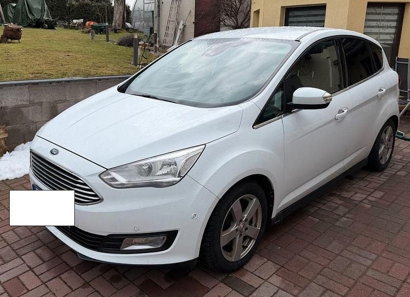 Gebraucht Ford C-MAX Titanium 150 PS (110 kW) 2018 Weiß Van / Kleinbus