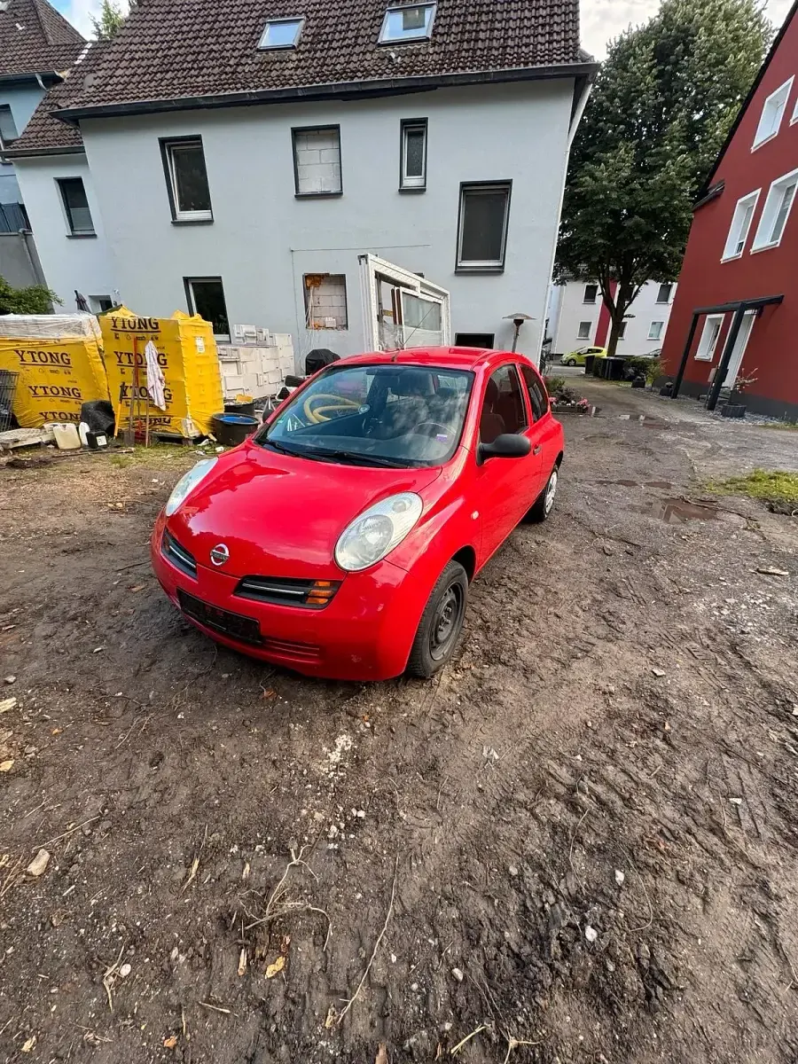 Gebraucht Nissan Micra 2005 Rot Kleinwagen