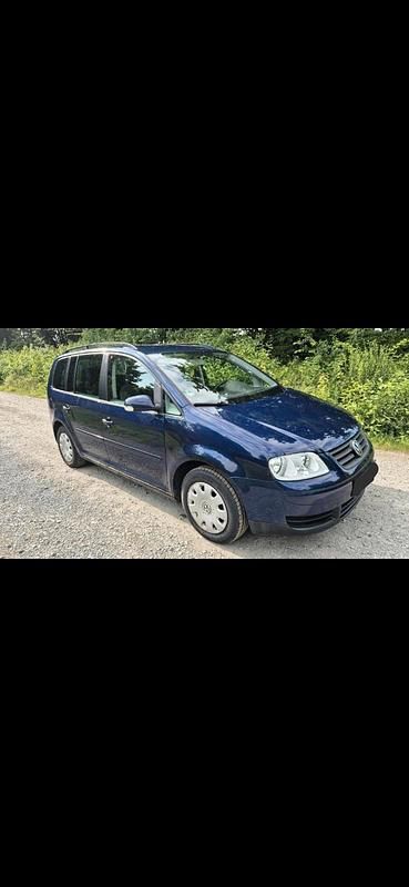 Blau Gebraucht 2005 VW Touran Van / Kleinbus | 1.499 € (Superpreis) - Bild 1/4